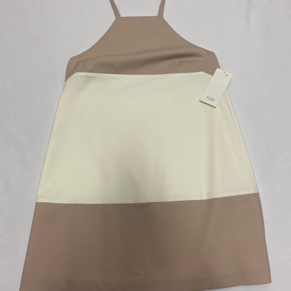 Tobi city girl color block halter dress small NWT - Picture 3 of 10